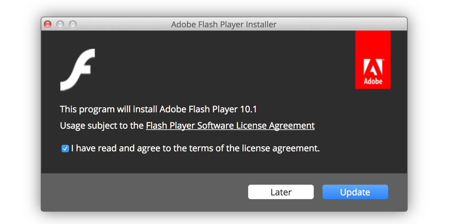 adobe flash player mac os x 10.9.5